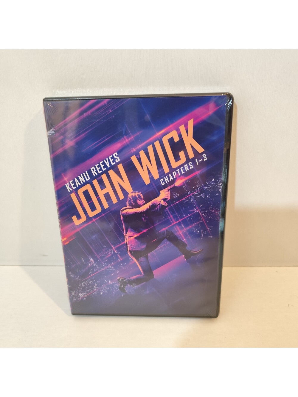 John Wick Chapters 1-3 DVD Set Keanu Reeves Action Trilogy Sealed